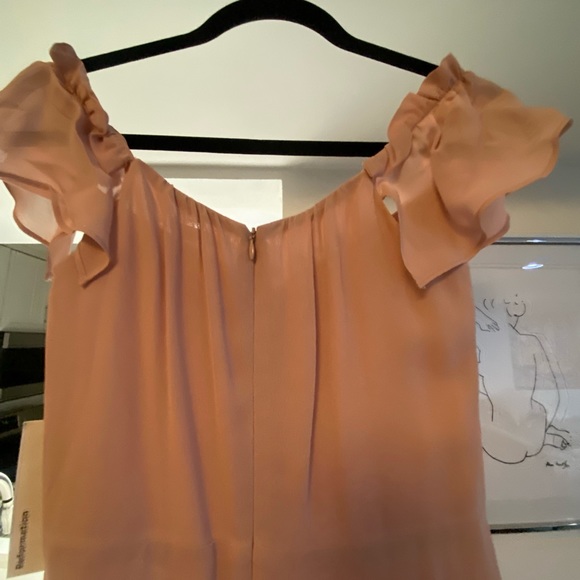 NWT Reformation Butterfly Off-The-Shoulder w sweetheart neck & flounced hem - Picture 5 of 7